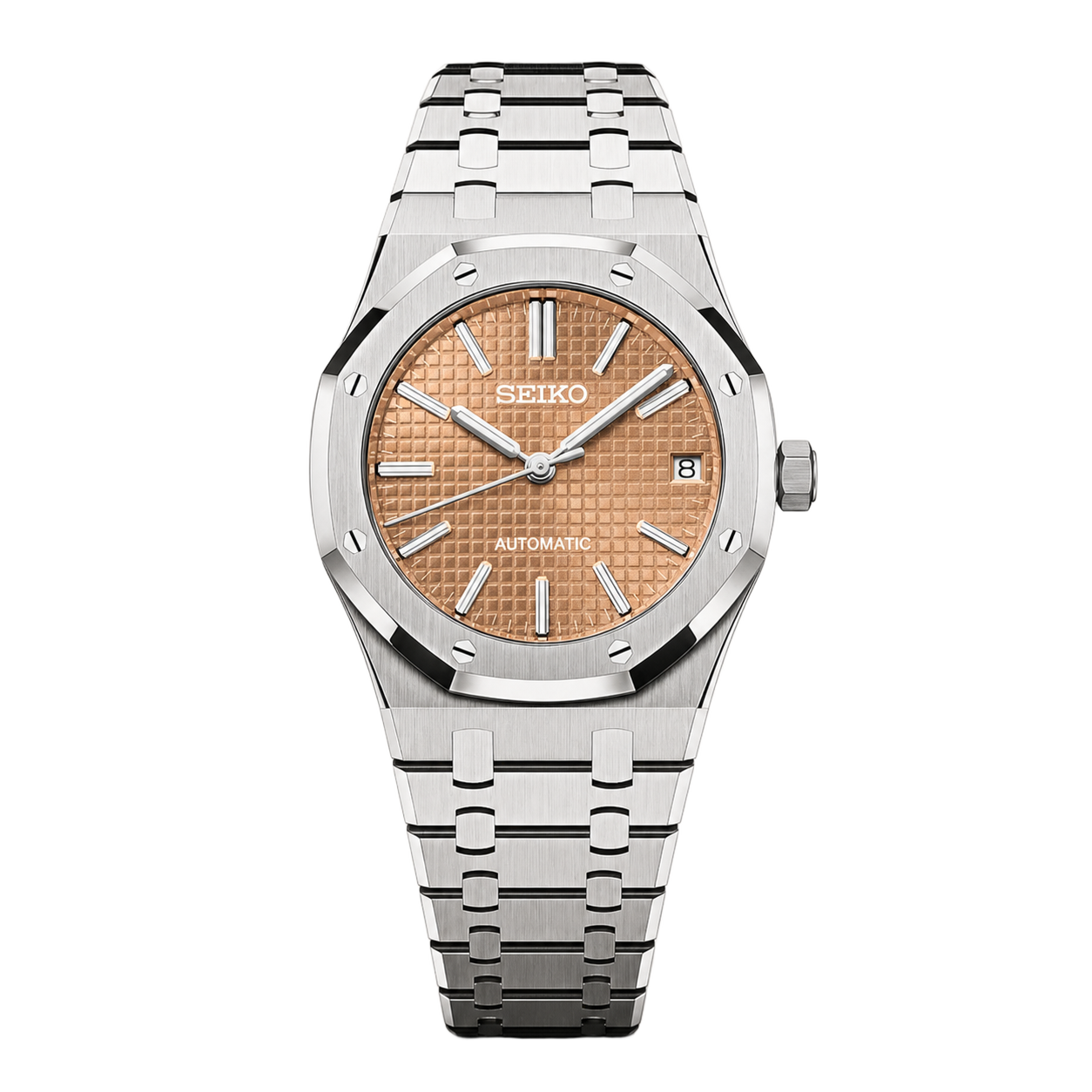 Seiko Mod Royal Oak – Champagne Dial watch
