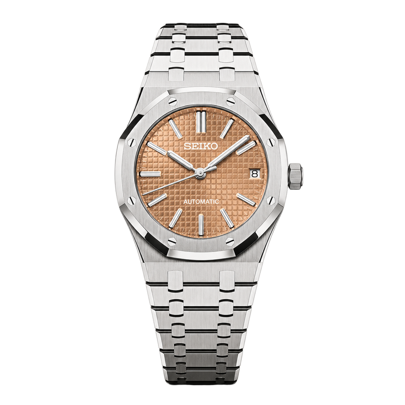 Seiko Mod Royal Oak – Champagne Dial watch