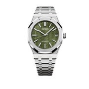 Seiko Mod Royal Oak – Olive Green Dial watch