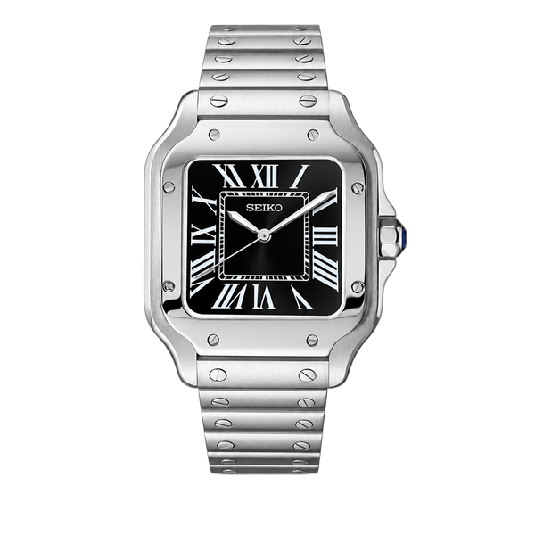 Seiko Mod Santos – Cadran Noir
