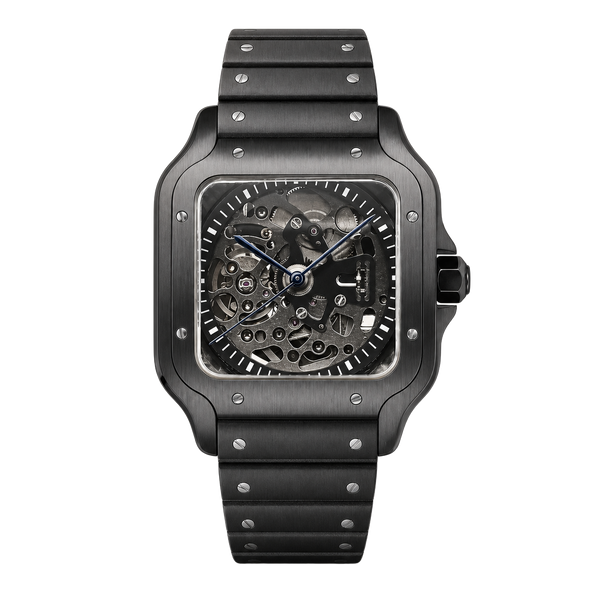 Seiko Mod Santos – Black Skeleton