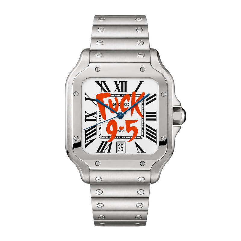 Seiko Mod Santos Date "9-5" Edition watch