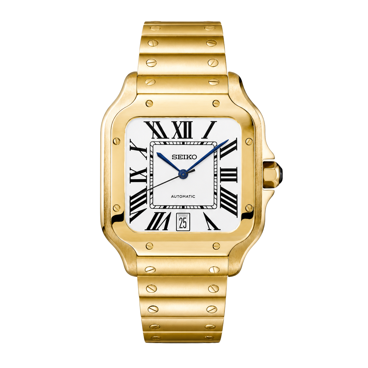 Seiko Mod Santos – Full Gold watch