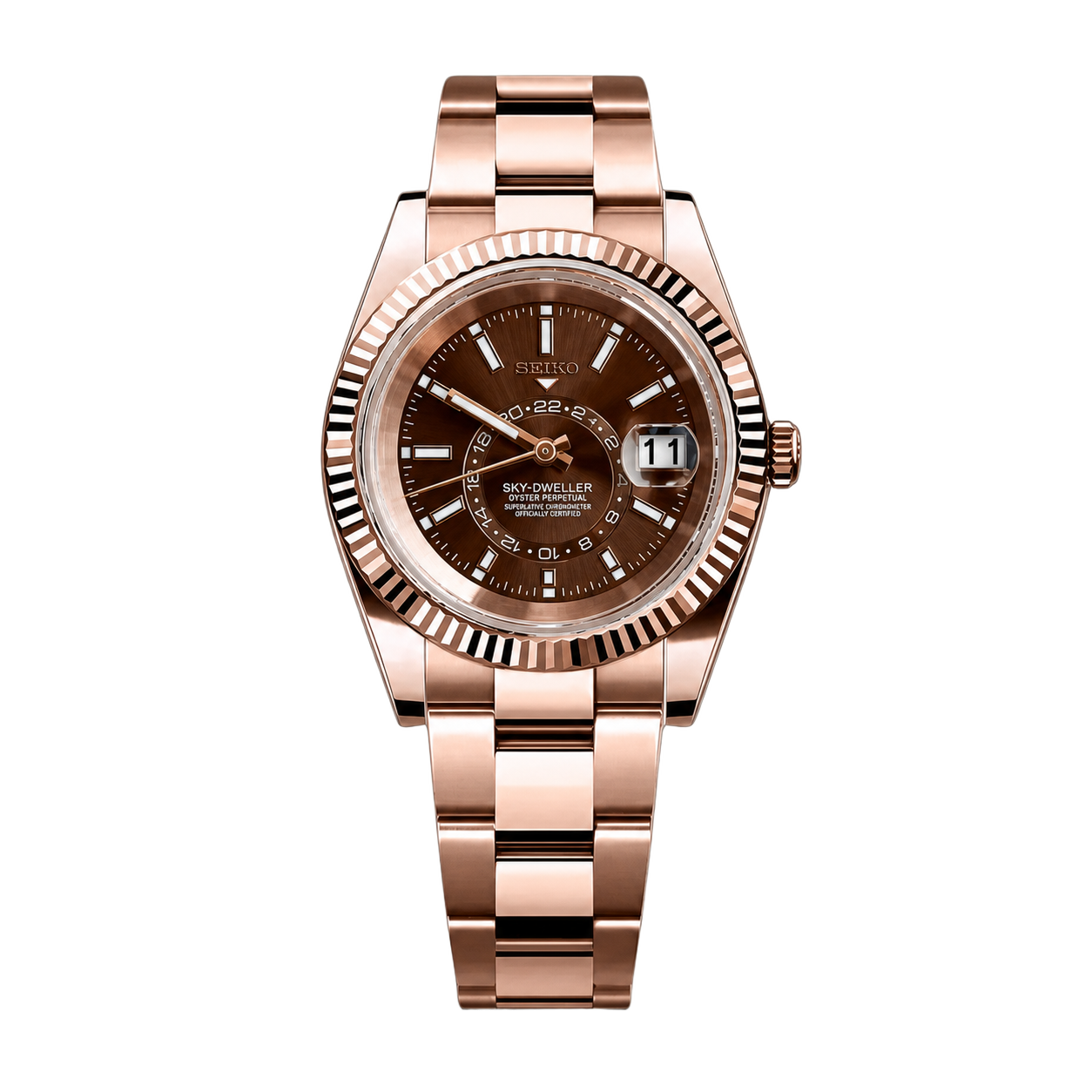Seiko Mod Sky-Dweller – Champagne watch