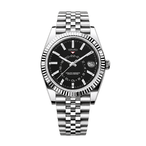 Seiko Mod Sky-Dweller – Classic Black