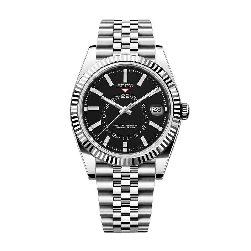 Seiko Mod Sky-Dweller – Classic Black watch