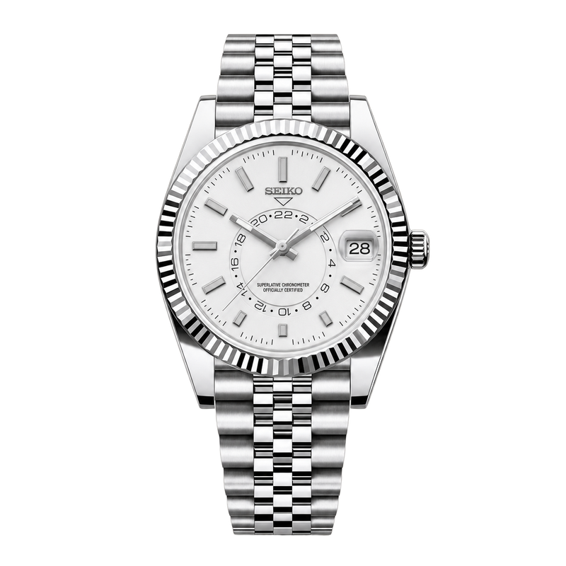 Seiko Mod Sky-Dweller – White watch