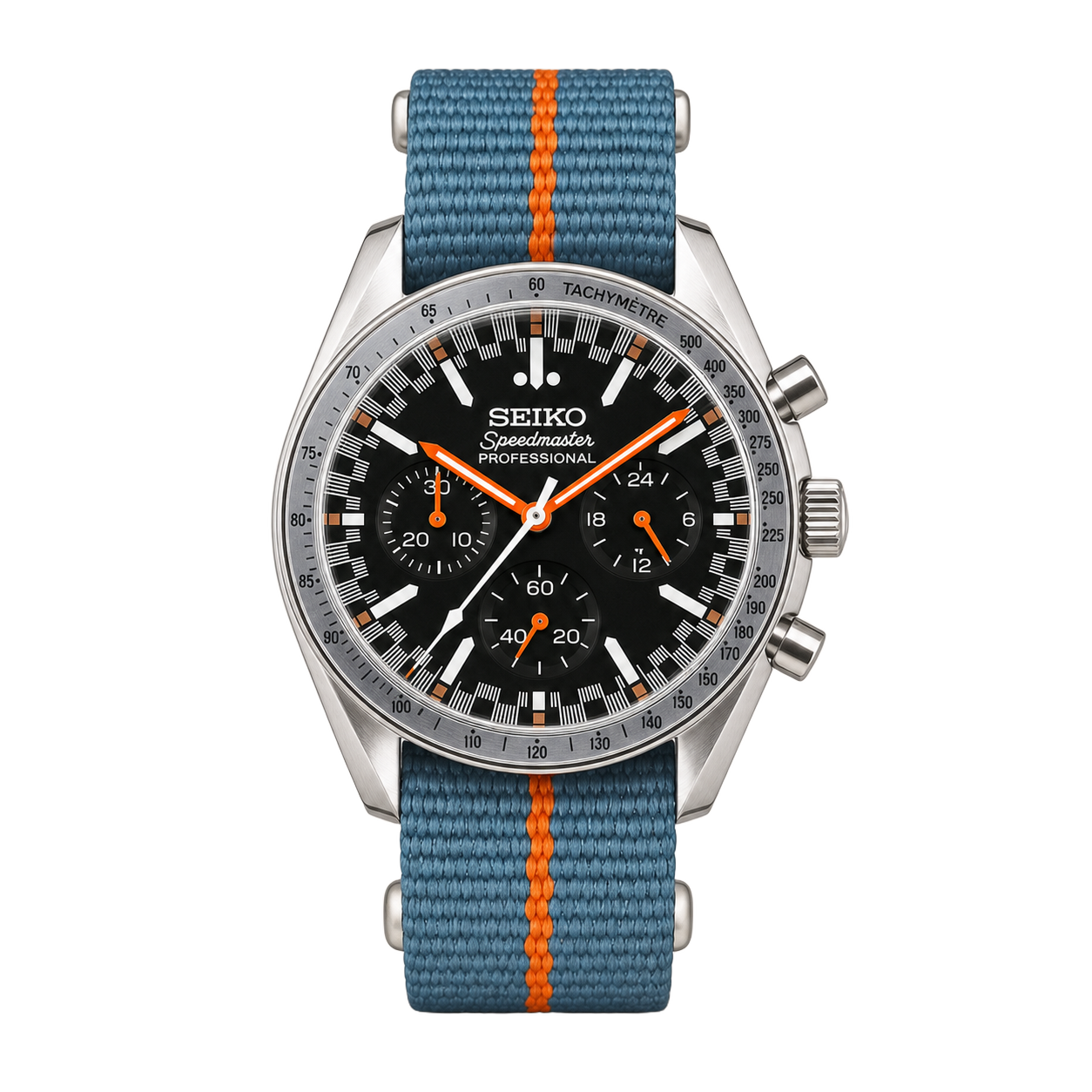 Seiko Mod Speedmaster – Turquoise watch