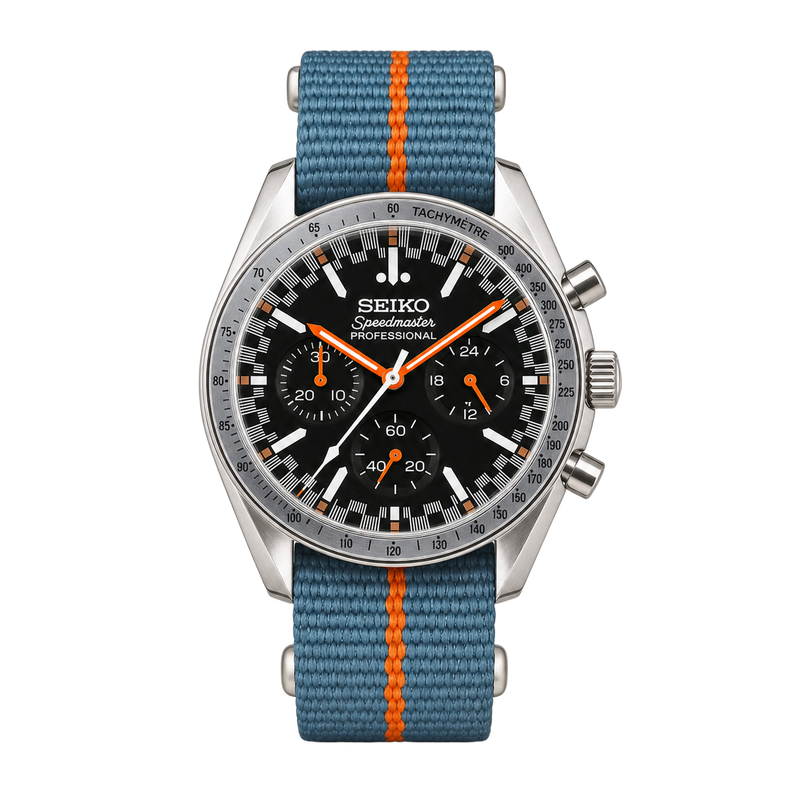 Seiko Mod Speedmaster – Turquoise watch