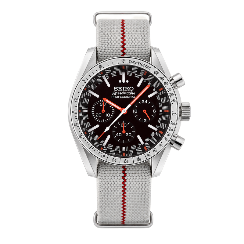 Seiko Mod Speedmaster – White Cobra watch