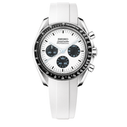 Seiko Mod Speedmaster – White Moon watch