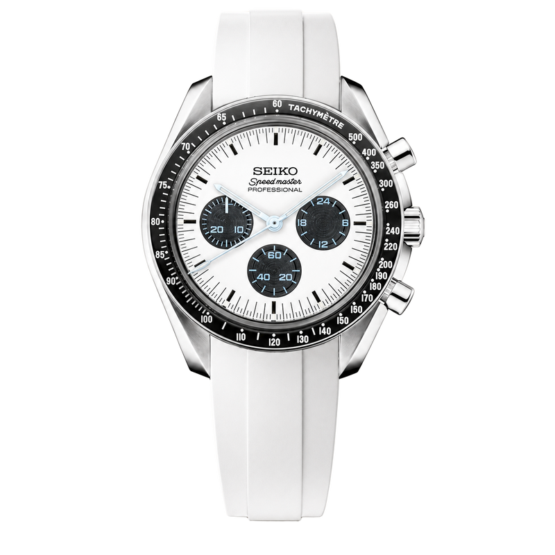 Seiko Mod Speedmaster – White Moon