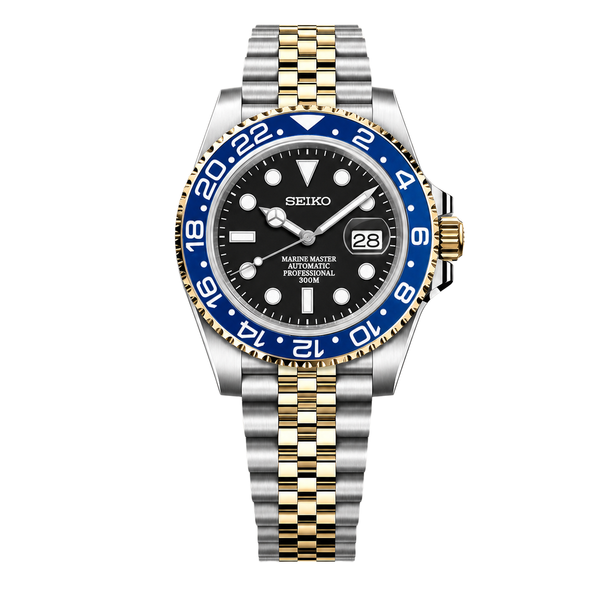 Seiko Mod Submariner 24H – Blueberry 2-Tone watch