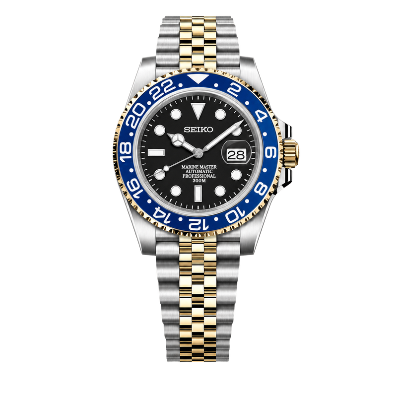 Seiko Mod Submariner 24H – Blueberry 2-Tone
