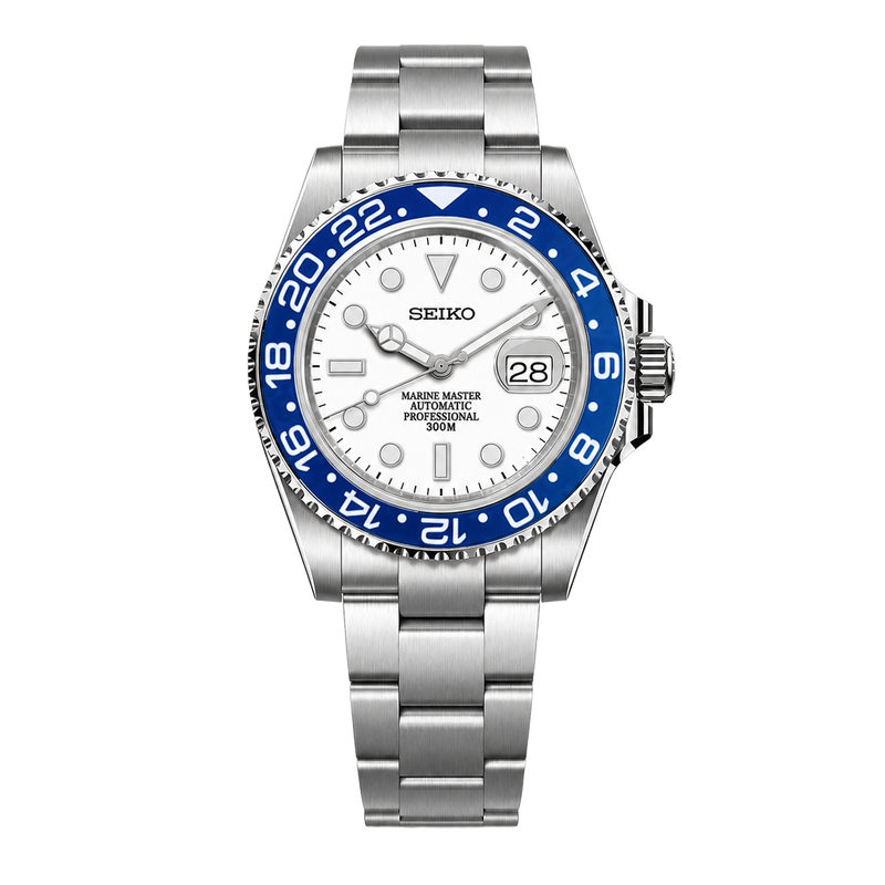 Seiko Mod Submariner 24H – Bright Blueberry