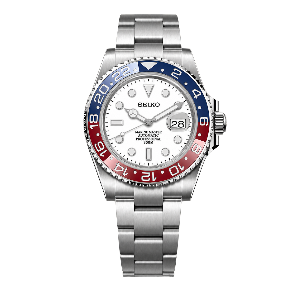 Seiko Mod Submariner 24H – Bright Pepsi watch
