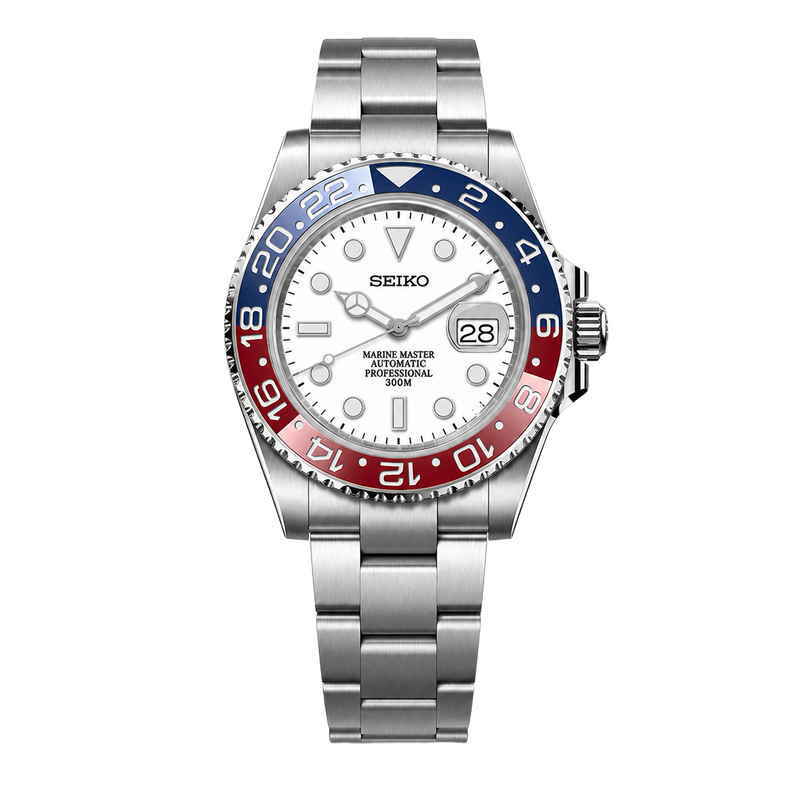 Seiko Mod Submariner 24H – Bright Pepsi