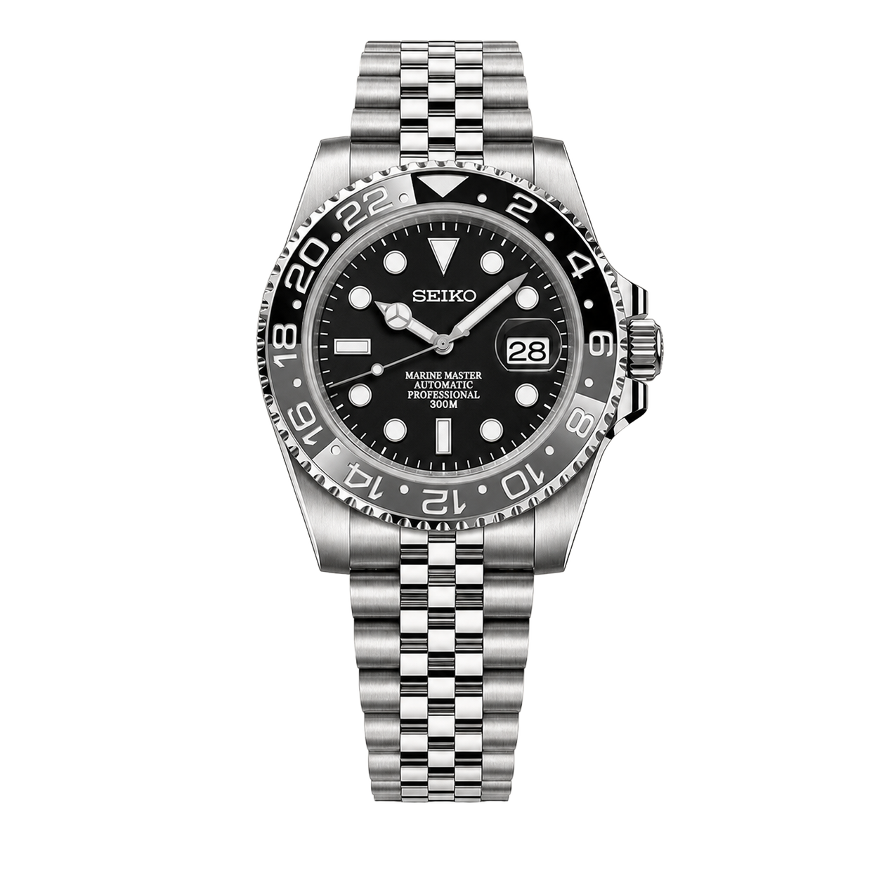 Seiko Mod Submariner 24H – Bruce Wayne watch