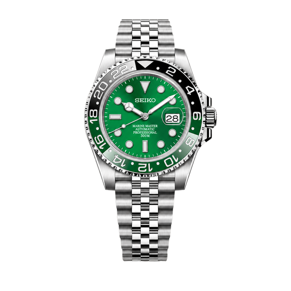 Seiko Mod Submariner 24H – Green Sprite