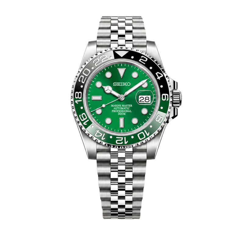 Seiko Mod Submariner 24H – Green Sprite