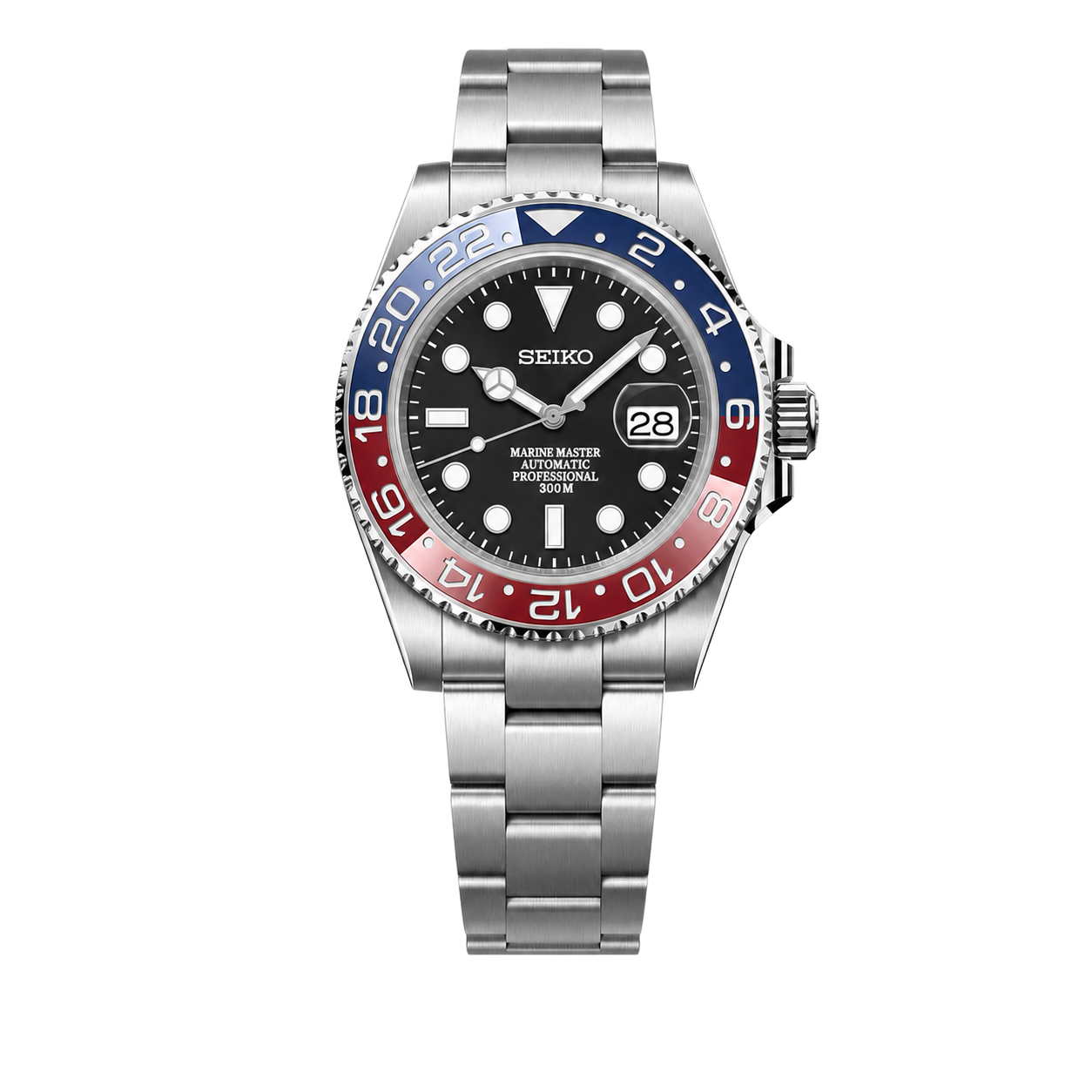 Seiko Mod Submariner 24H – Pepsi watch