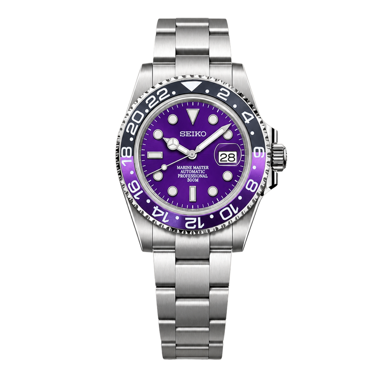 Seiko Mod Submariner 24H – Purple Joker