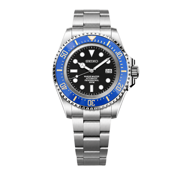 Seiko Mod Submariner 44mm XL – Blue Royale