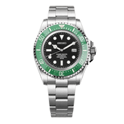 Seiko Mod Submariner 44mm XL – Classic Green watch