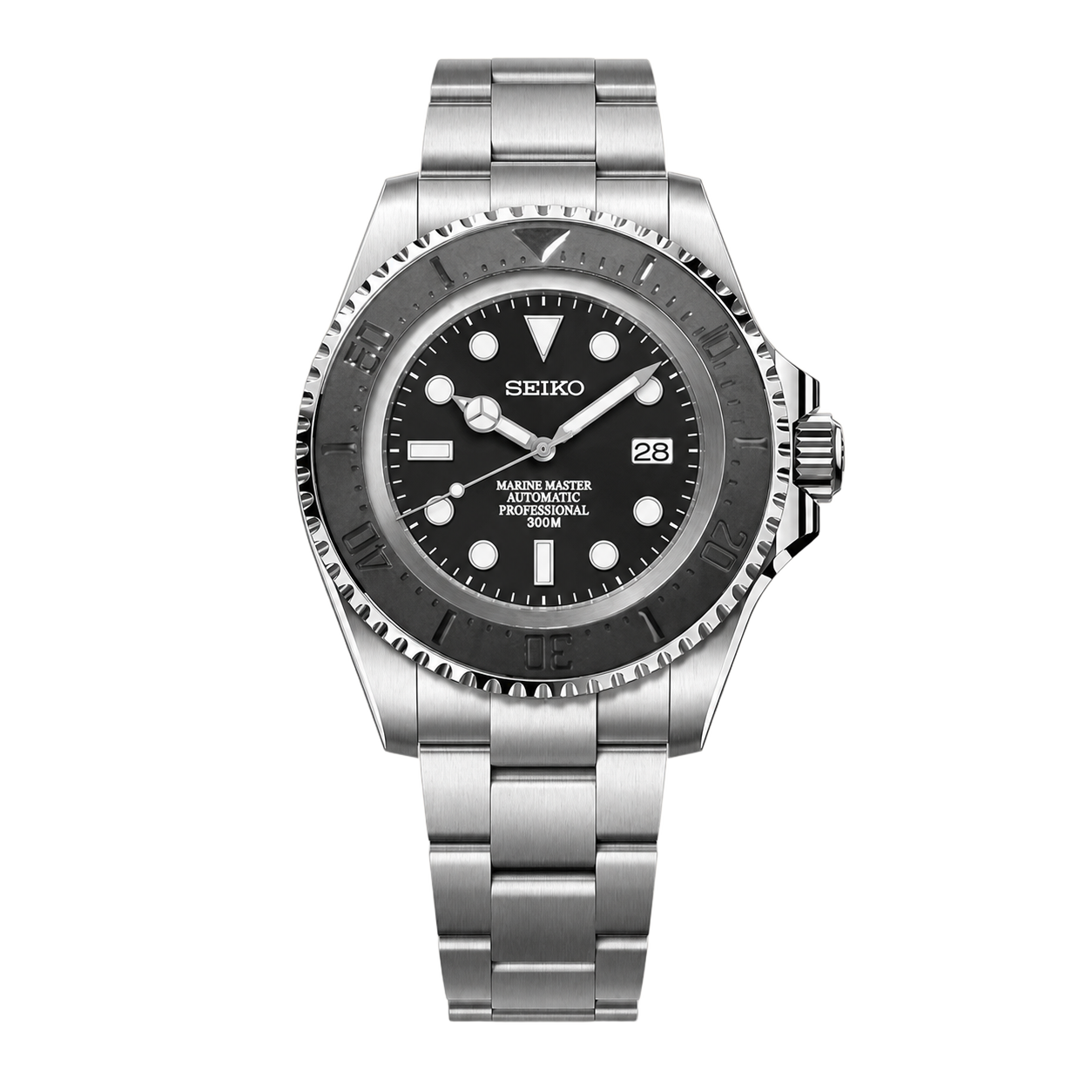 Seiko Mod Submariner 44mm XL – Smoke watch