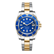 Seiko Mod Submariner - Bluesy Two Tone watch