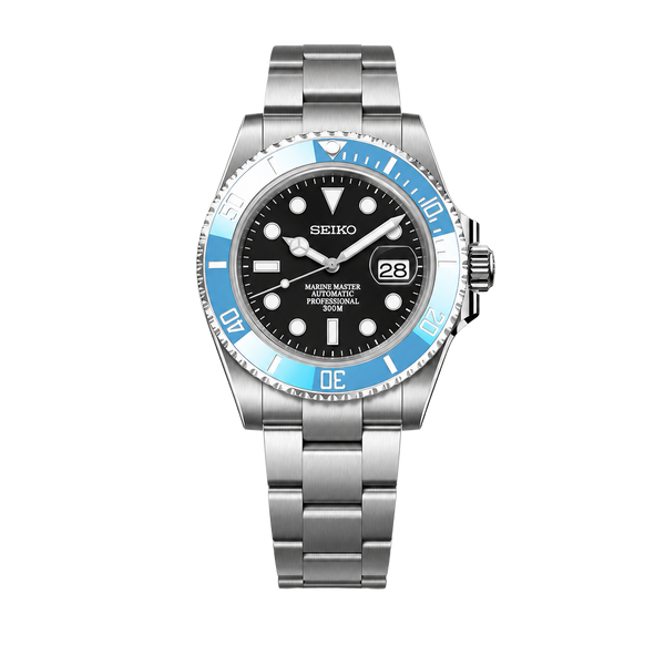 Seiko Mod Submariner Diver – Black Tiffany