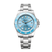 Seiko Mod Submariner - Ice Blue watch