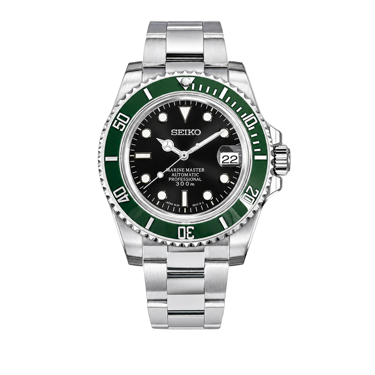 Seiko Mod Submariner – Kermit watch