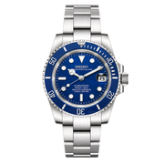 Seiko Mod Submariner - Smurf Blue watch
