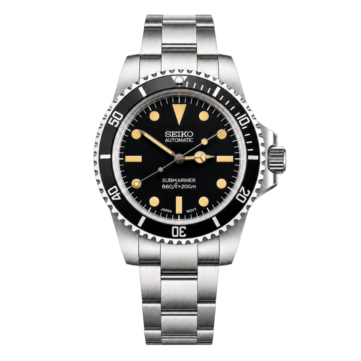 Seiko Mod Submariner – Vintage Gilt watch