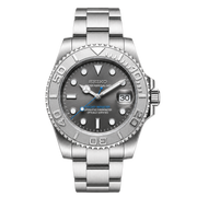 Seiko Mod Yacht-Master – Rhodium Grey watch