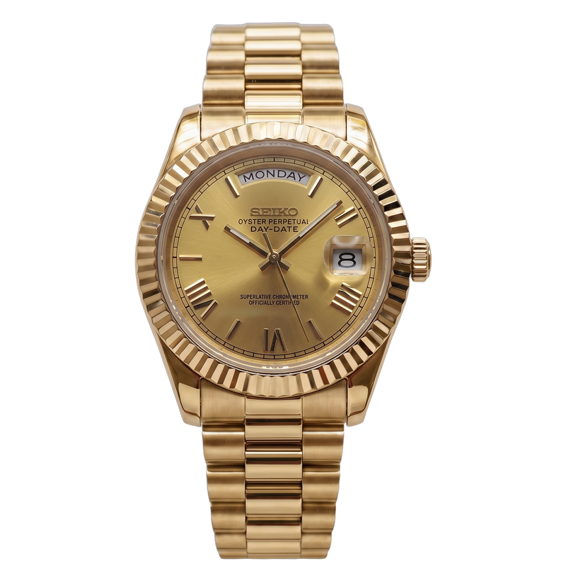 Seiko Mod Day-Date – Gold