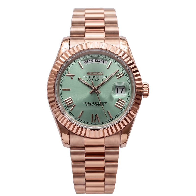 Seiko Mod Day-Date – Mint Green