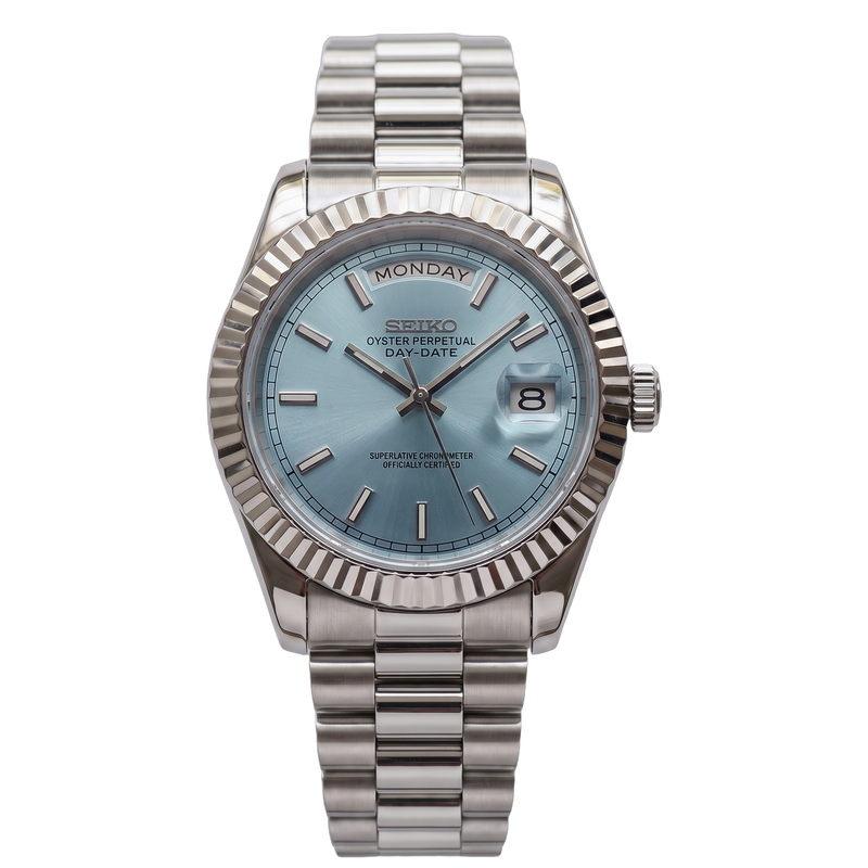 Seiko Mod Day-Date – Robin-Egg Blue Dial