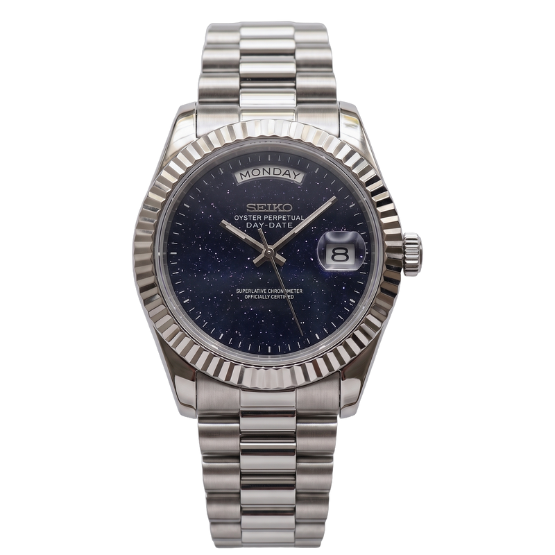 Seiko Mod Datejust – Cadran Galaxie
