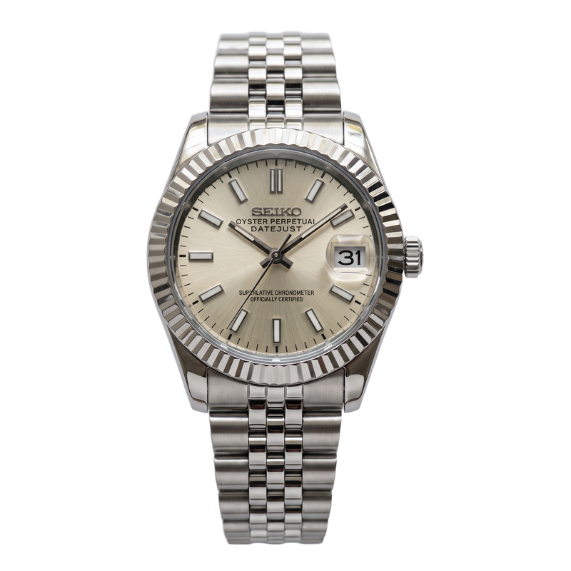 Seiko Mod Datejust – Champagne Dial