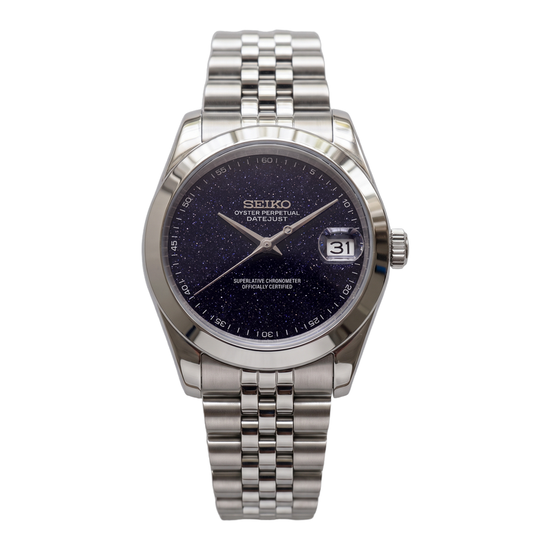 Seiko Mod Datejust – Cadran Galaxie