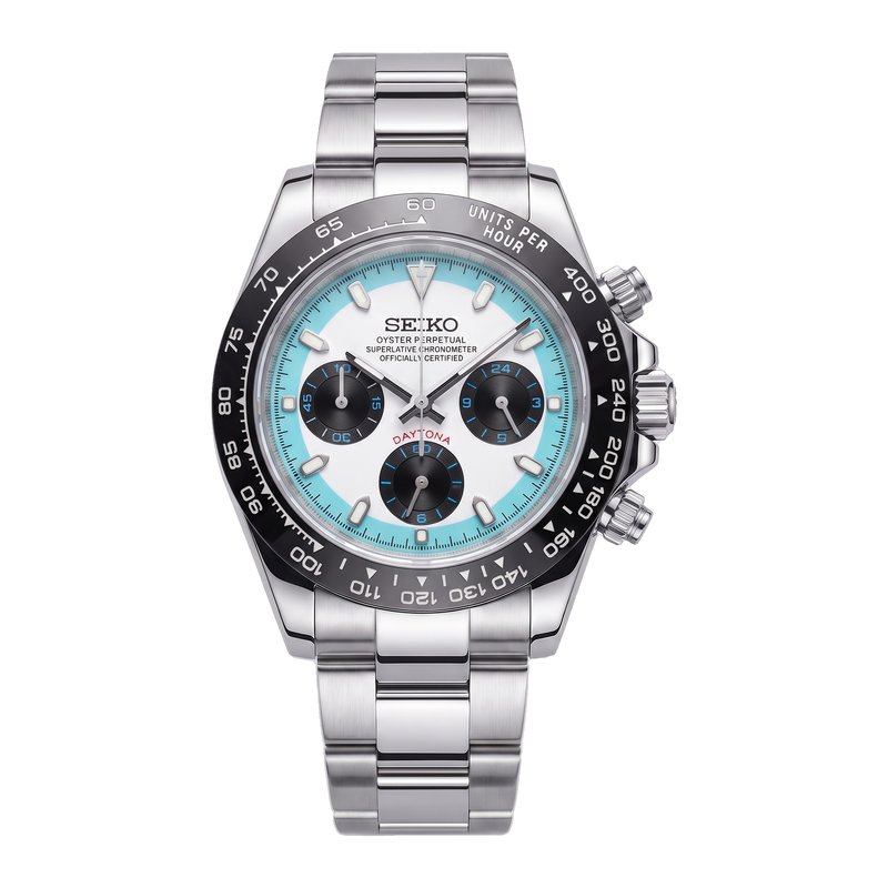 Seiko Mod Daytona – Arctic Racer