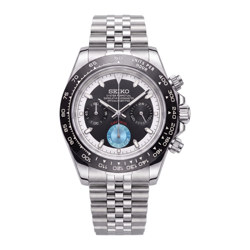 Seiko Mod Daytona – Black Ice Racer