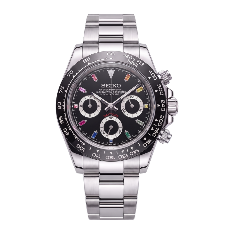 Seiko Mod Daytona – Black Rainbow