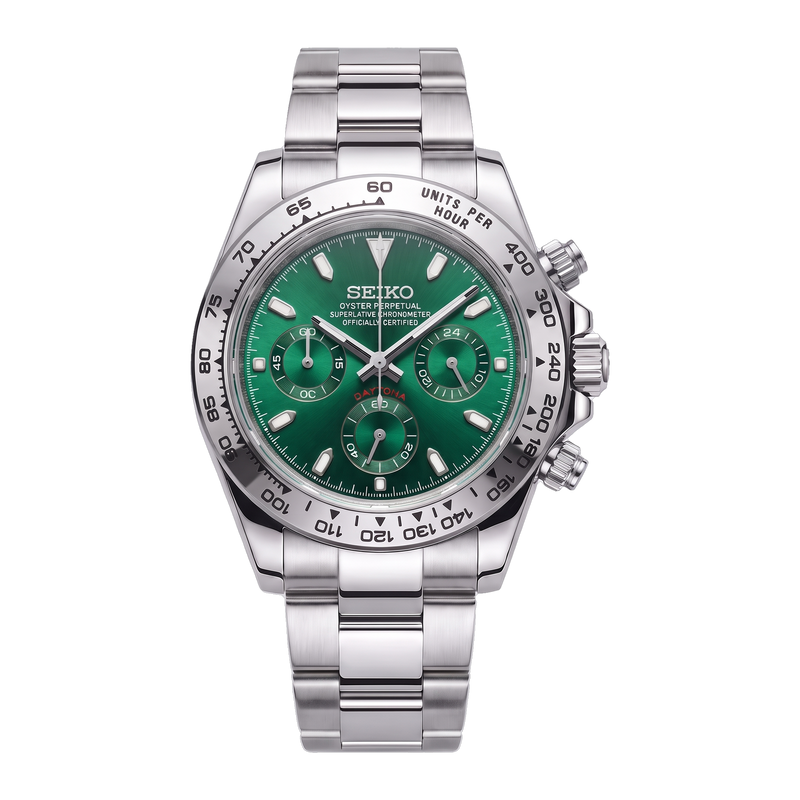 Seiko Mod Daytona – Emerald Chrome