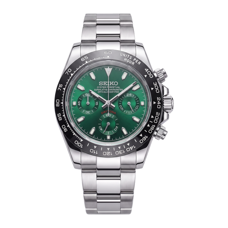 Seiko Mod Daytona – Emerald Green