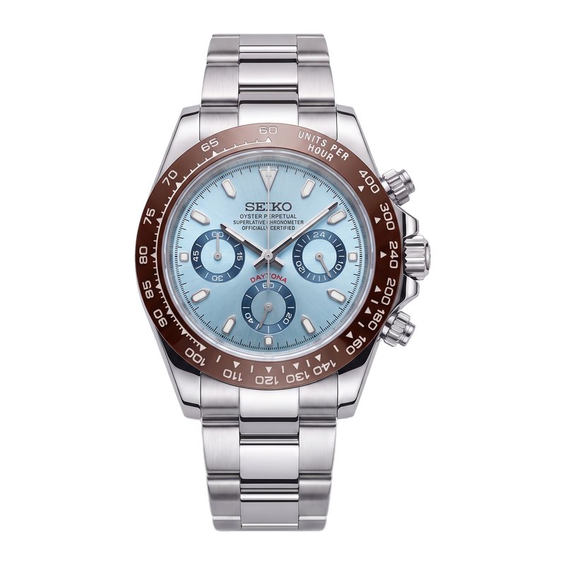 Seiko Mod Daytona – Platinum Racer Dial