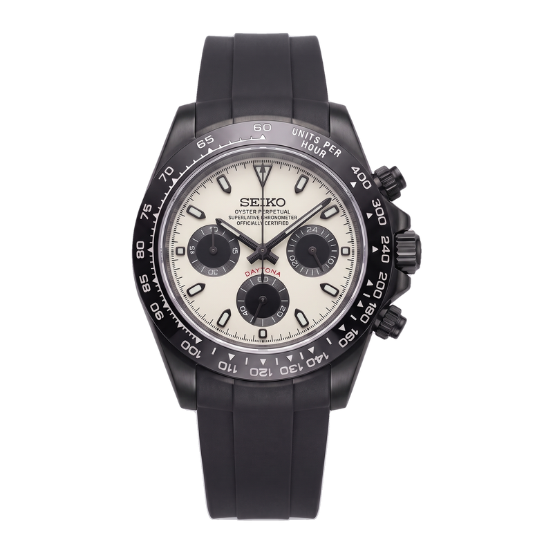 Seiko Mod Daytona – Stealth Panda