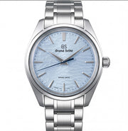 Seiko Mod Grand Seiko Glacier Blue Texture no-date dial